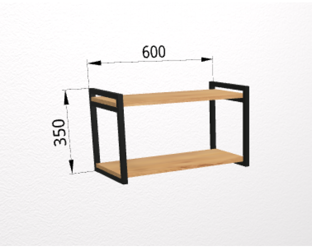 Полка открытая горизонтальная ОПМГ 600